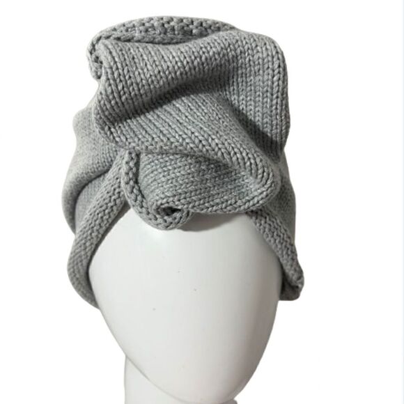 NWOT J. Jill Cotton Sweater Dress With Removable Cowl Neck Collar - Petite Large - Picture 3 of 12